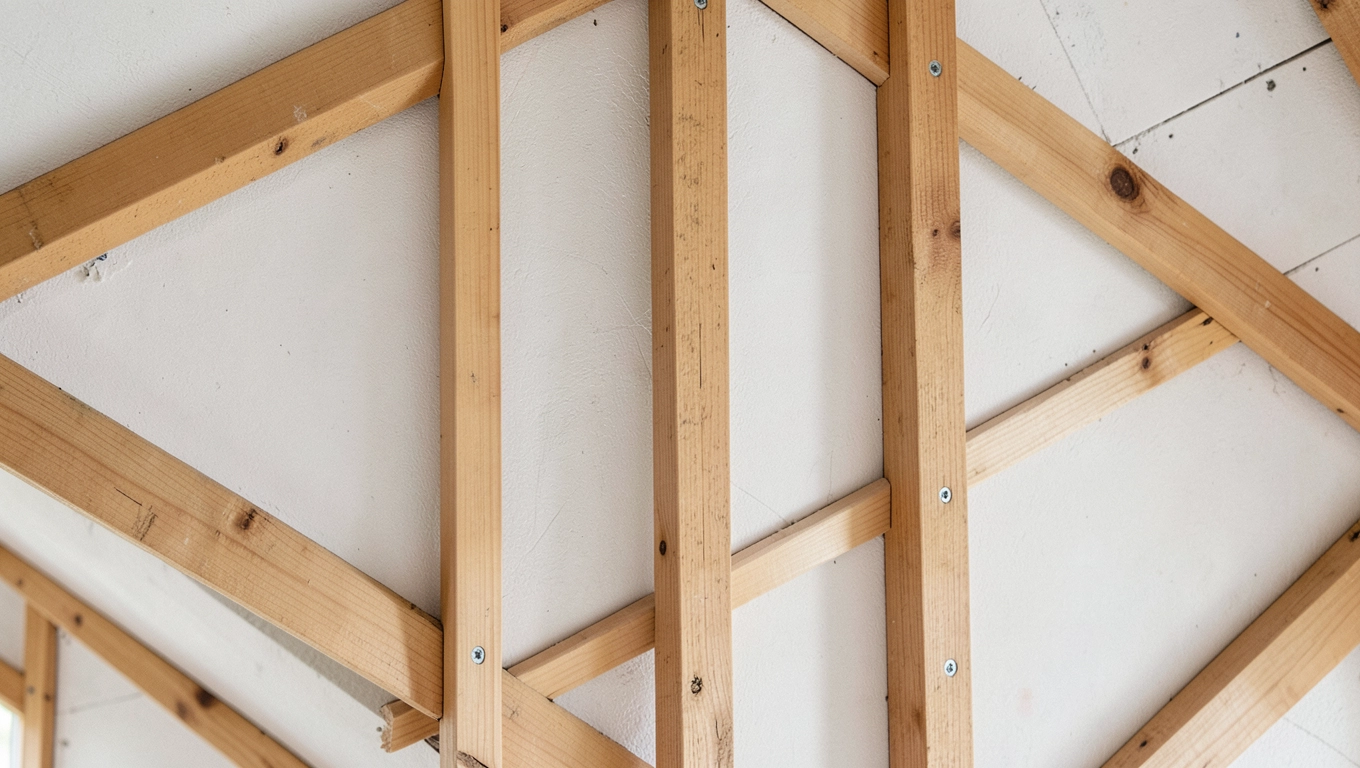 Montaż rusztu drewnianego pod płyty gipsowe