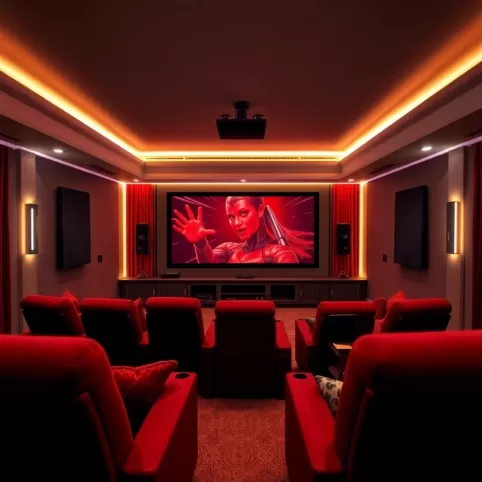 Projekt Sali Kinowej W Domu
